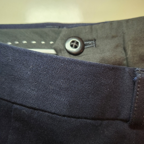 Banana Republic Womens Pants Blue Size 0 Sloan Stretch Rayon Cotton Blend - Picture 7 of 8